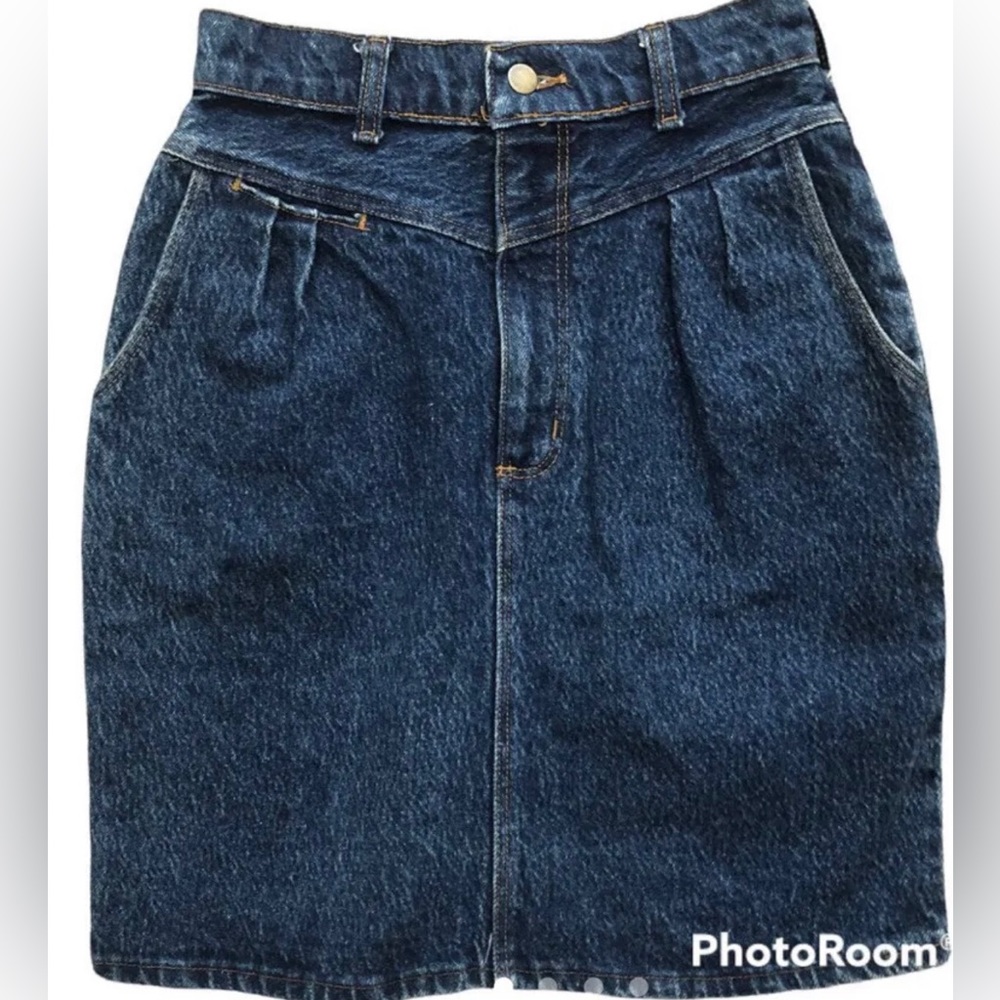 Mainframe Vintage High Waisted Denim 100% Cotton skirt T14